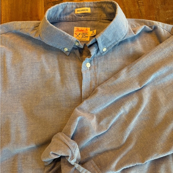 JCrew men’s blue relaxed oxford medium - Picture 1 of 2